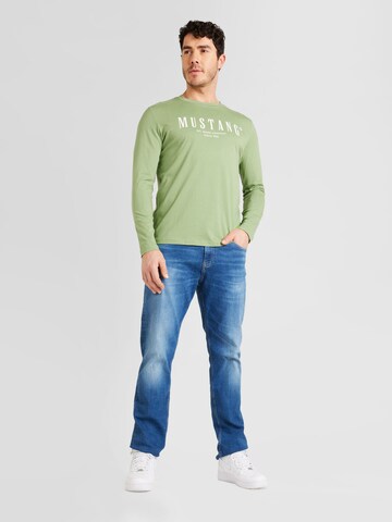 MUSTANG Shirt 'ASHEVILLE' in Groen