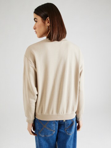 Monki Sweatshirt in Beige