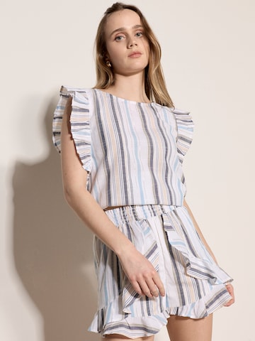Regular Pantalon ' ' Apricot en blanc : devant
