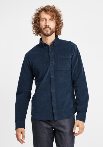 BLEND Regular Fit Hemd 'Clody' in Blau: predná strana