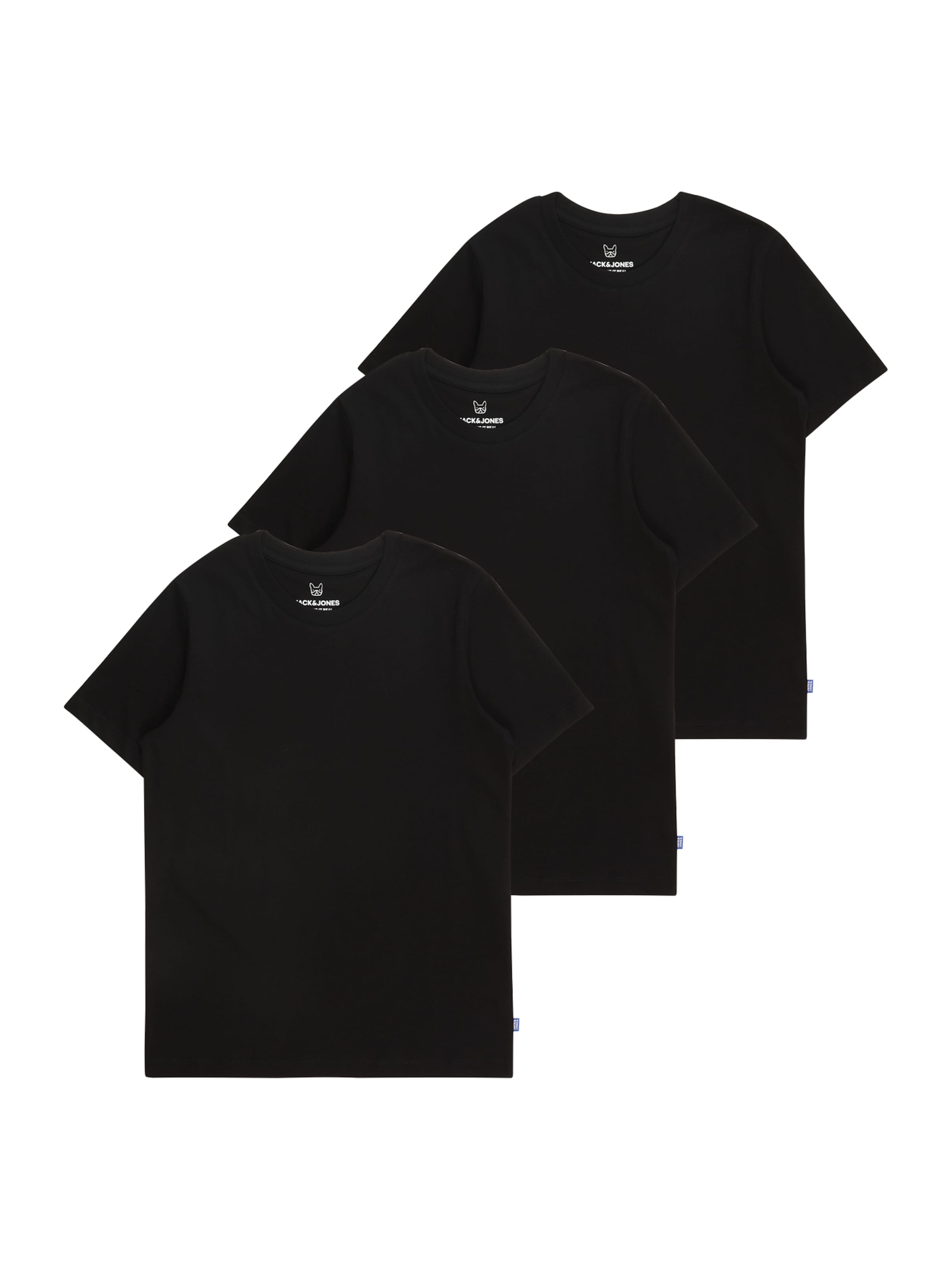 Jack & Jones Junior - Camiseta en negro: frente