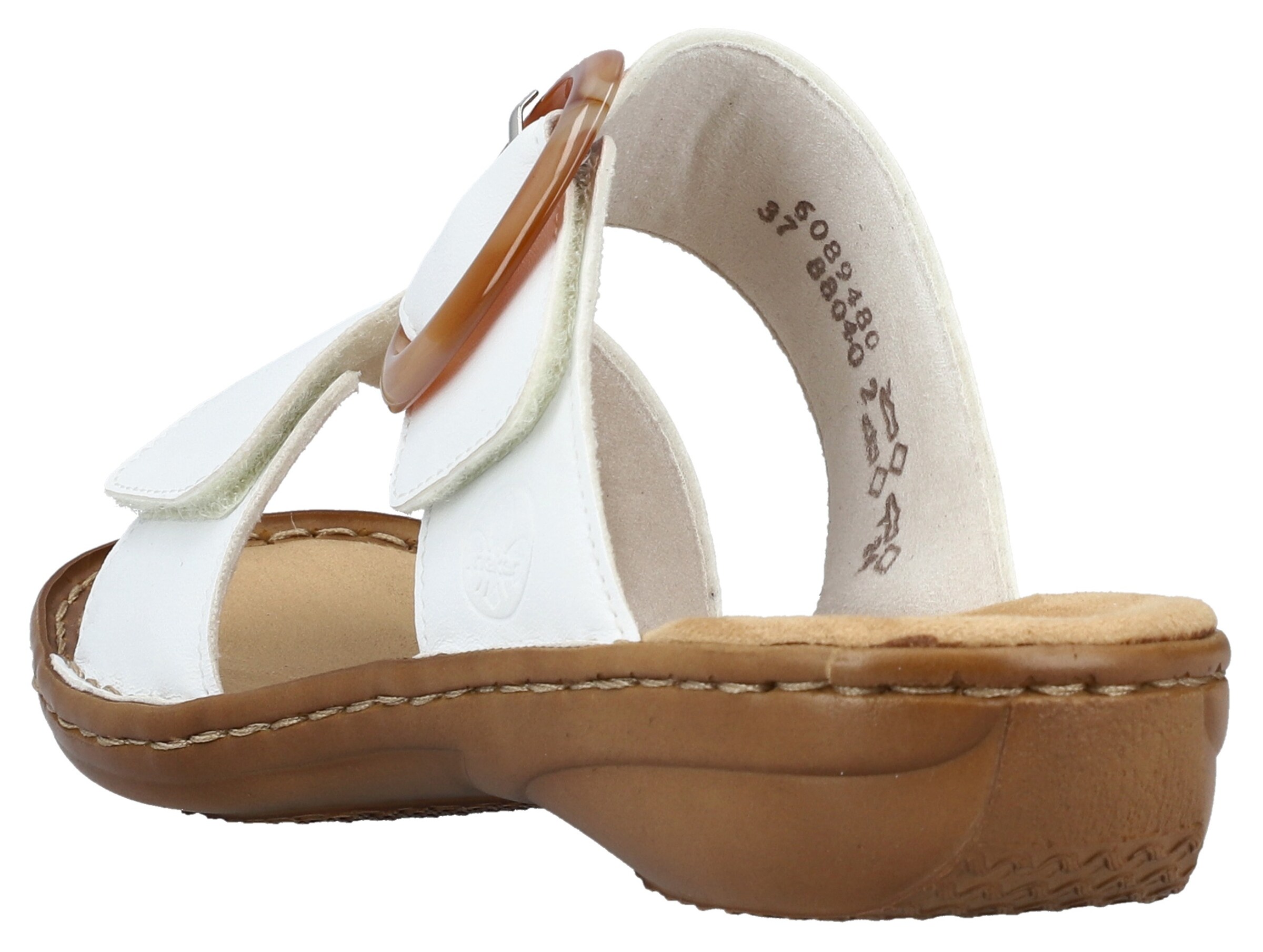 Mule Rieker en blanc