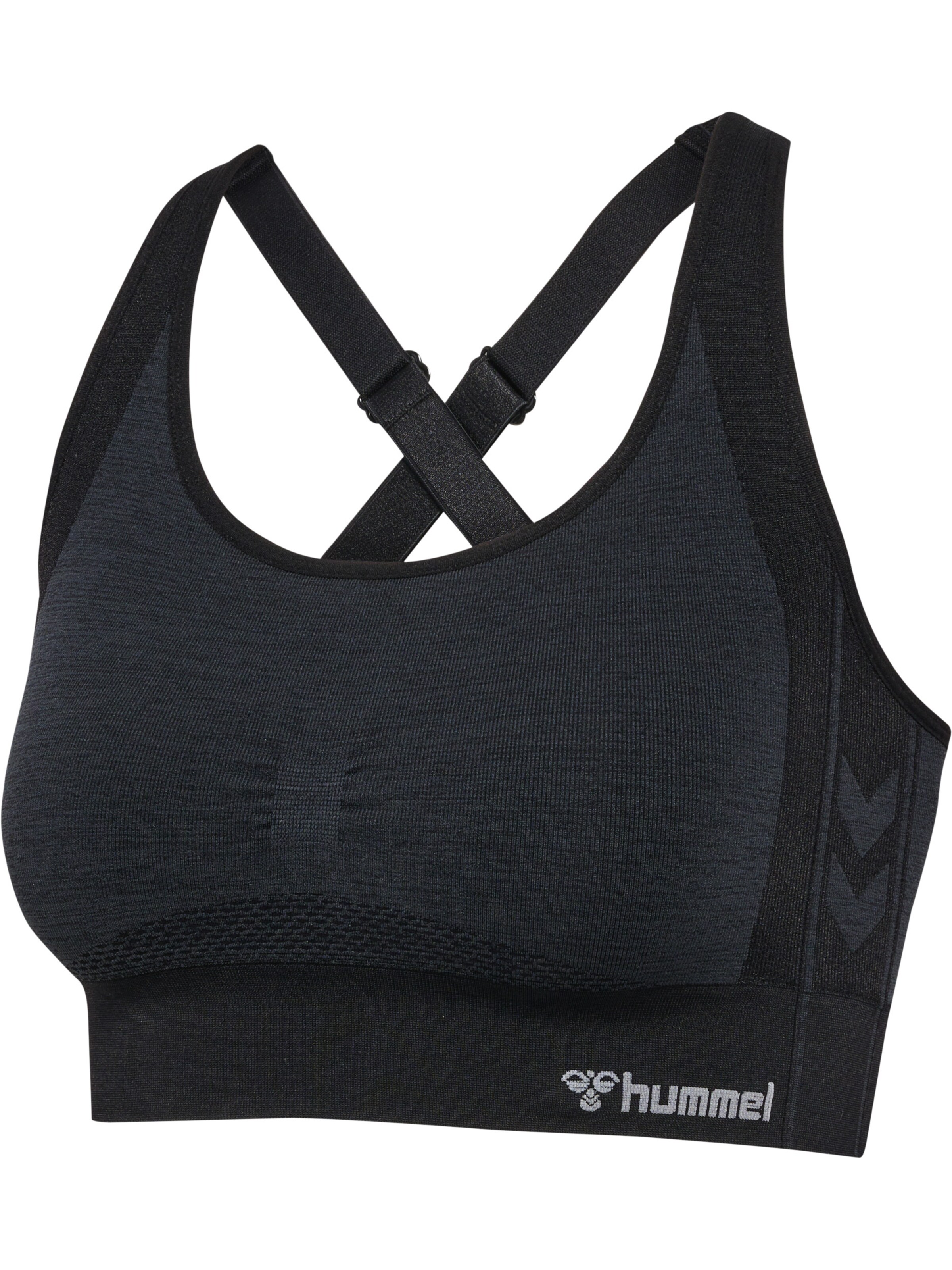 Hummel Bustier Sports-BH i sort