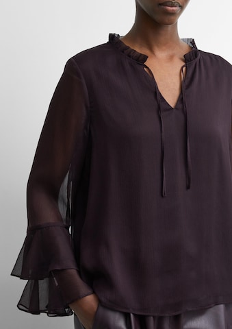COMMA Blouse in Lila: voorkant
