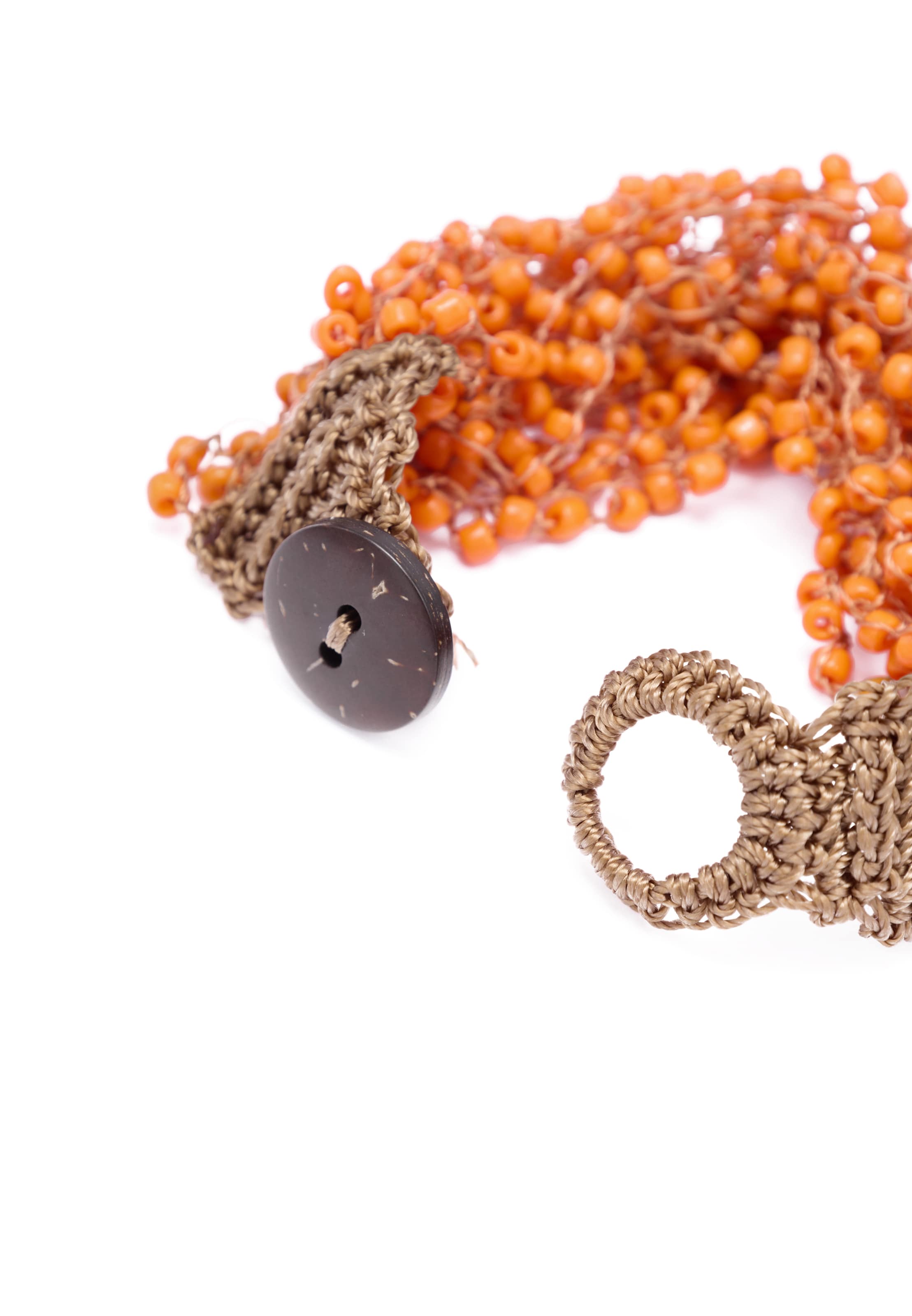 usha FESTIVAL - Conjunto de joyería en naranja
