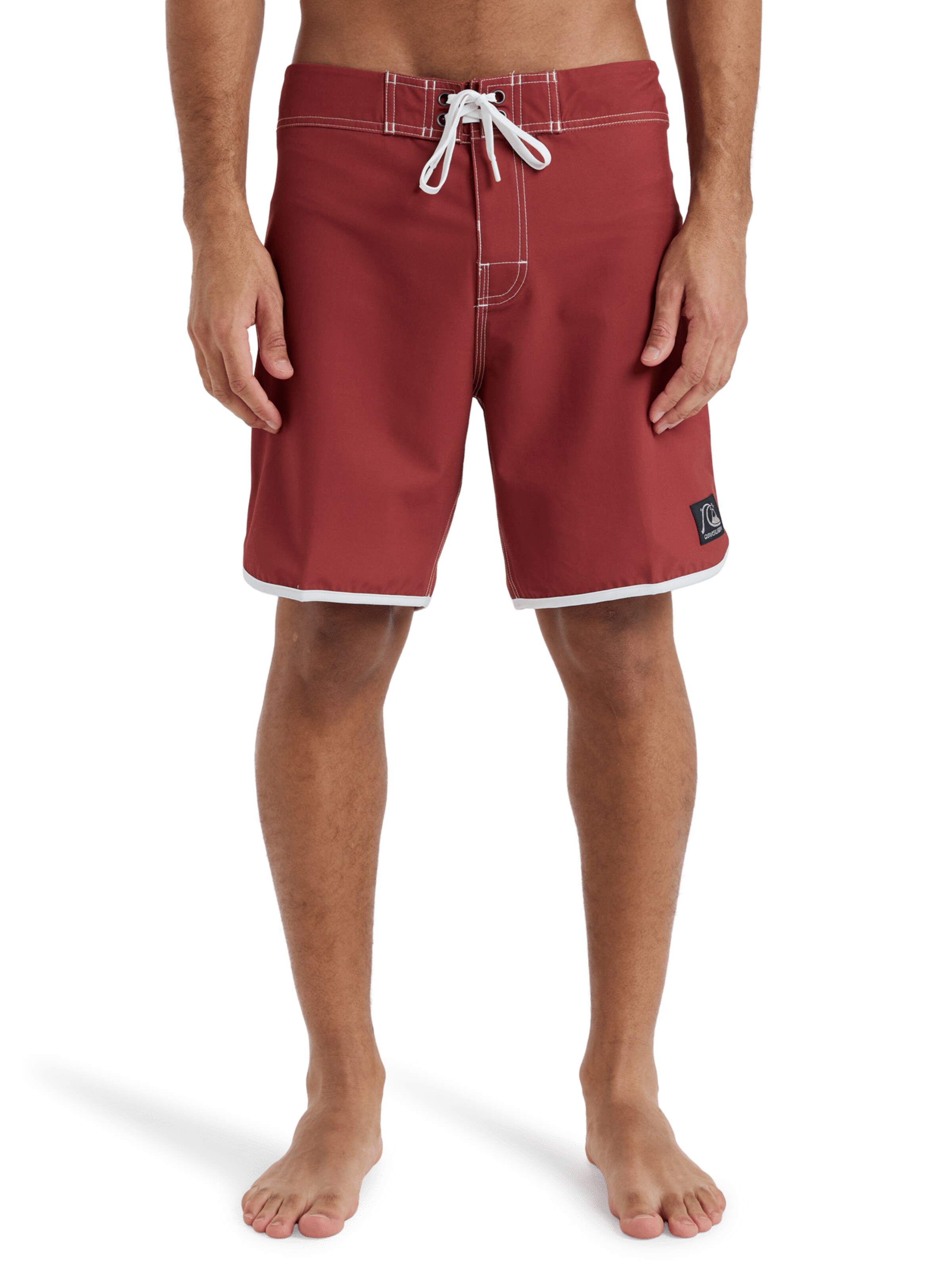 QUIKSILVER Regular Shorts 'Original Scallop' in Rot: Vorderseite