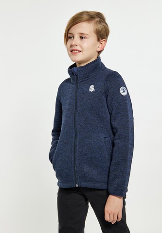 Schmuddelwedda Fleece jas in Blauw