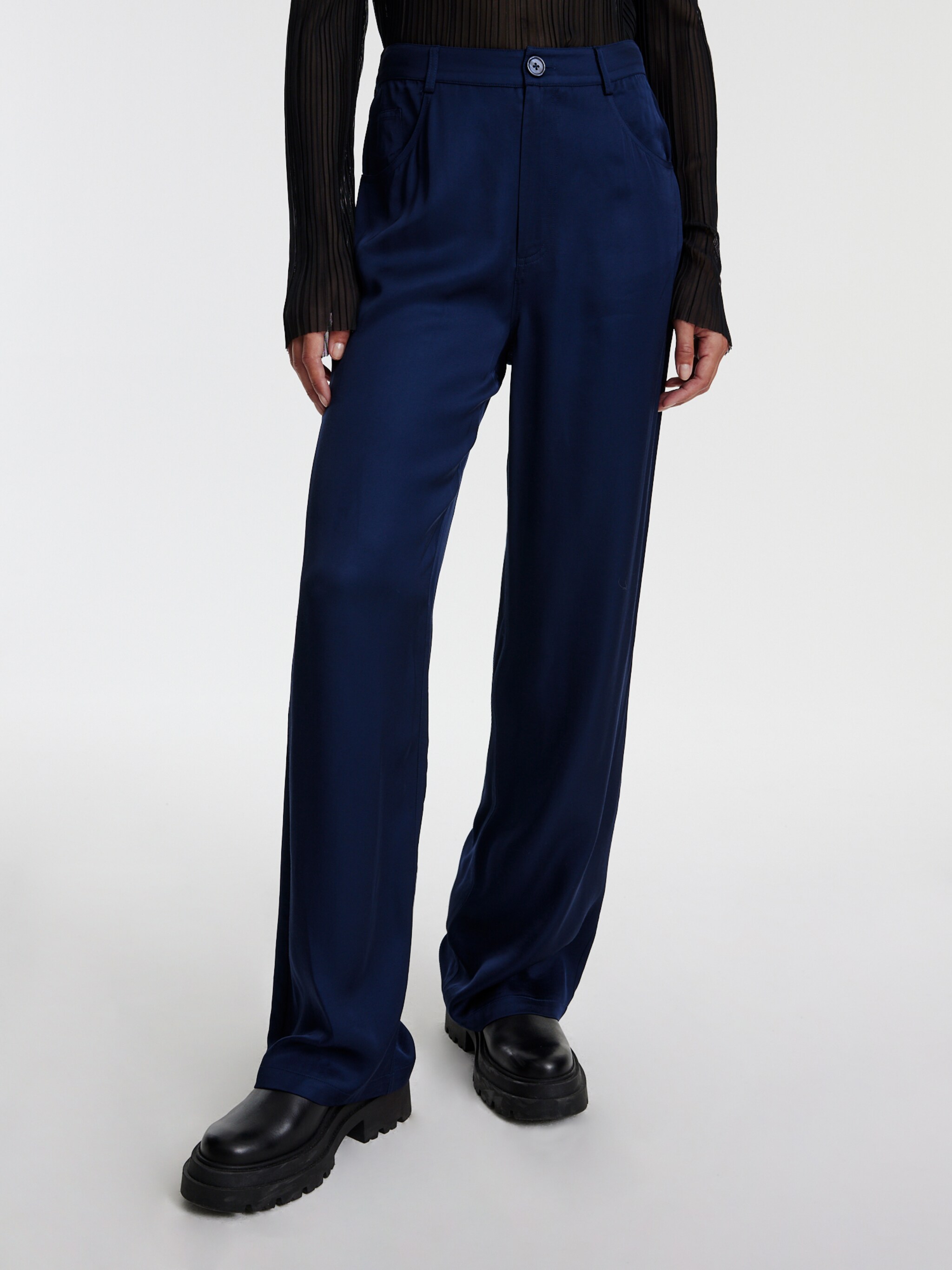 EDITED Producten Broek 'Hannah' Blauw