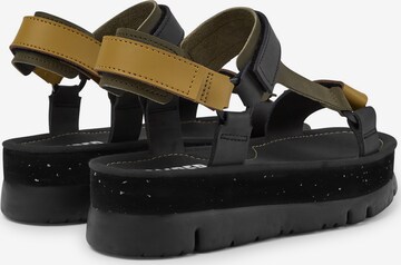 CAMPER Riemensandalen 'Oruga Up' in Schwarz