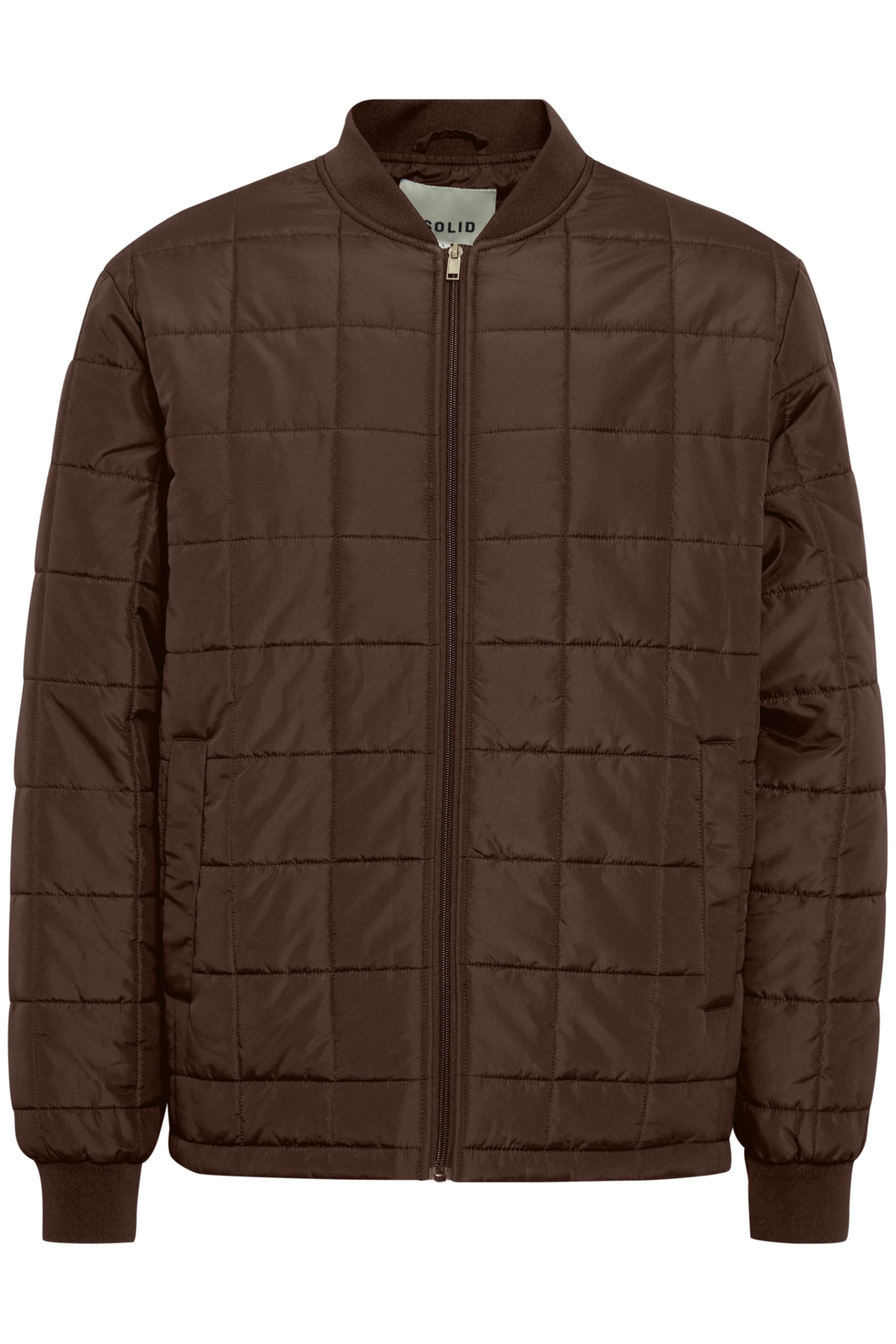 Veste mi-saison 'Glen' !Solid en marron : devant