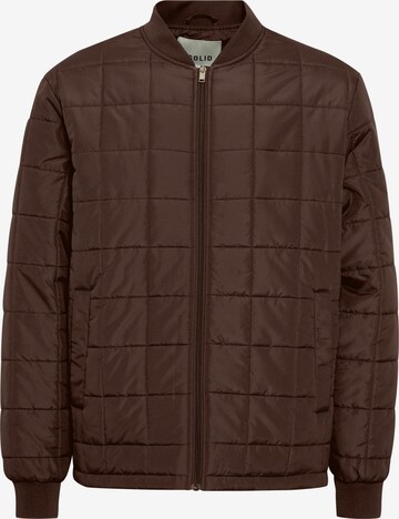 !Solid Between-Season Jacket 'Glen' in Brown: front