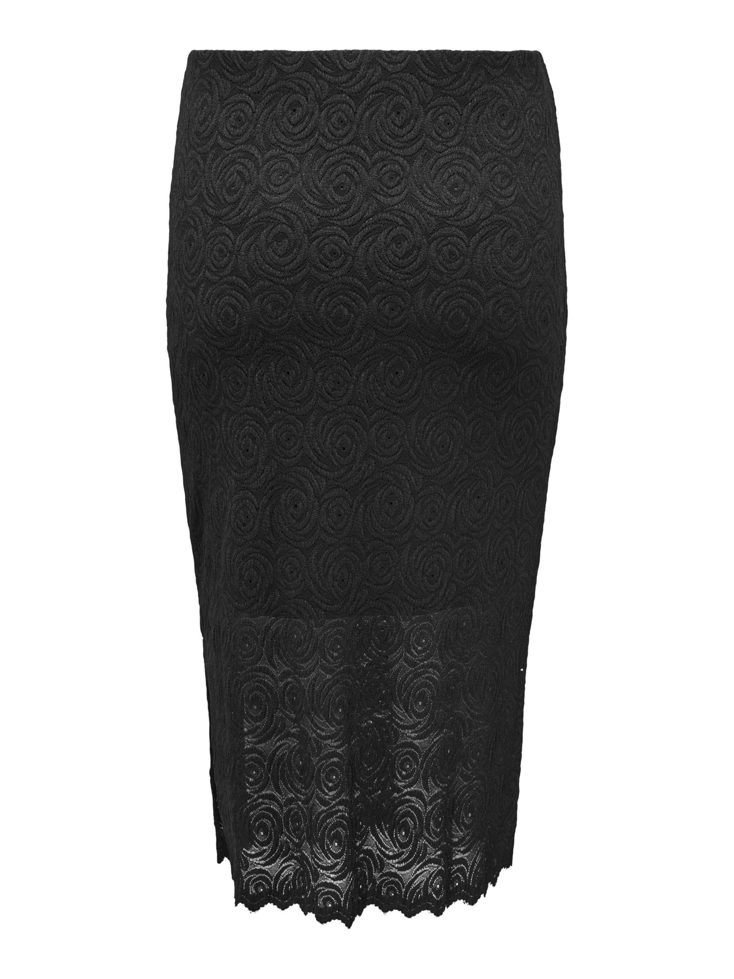 ONLY Carmakoma - Falda 'ROSIL' en negro