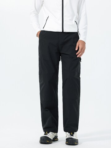 Youthup Regular Cargo Pants in Black