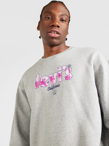 LEVI'S ® Sweatshirt 'Relaxd Graphic Crew' in Grau