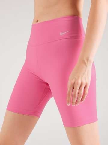 NIKE - Skinny Calças de desporto 'One' em rosa