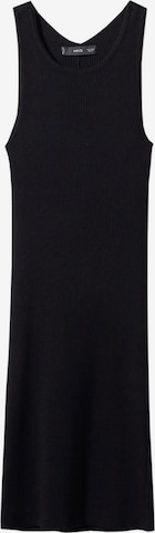 MANGOPletena haljina 'PASI' - crna boja: prednji dio