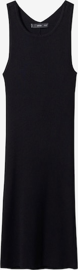 MANGO Gebreide jurk 'PASI' in de kleur Zwart, Productweergave