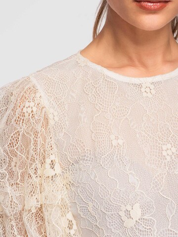 Ombre Blus i beige