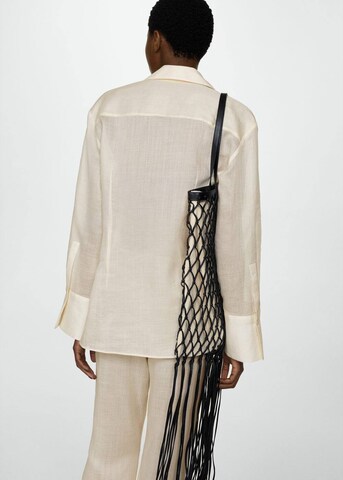Chemisier 'Manu' MANGO en beige