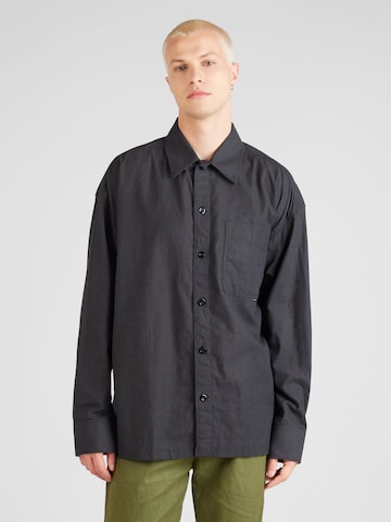 G-Star RAW Regular Fit Hemd in Schwarz: predná strana