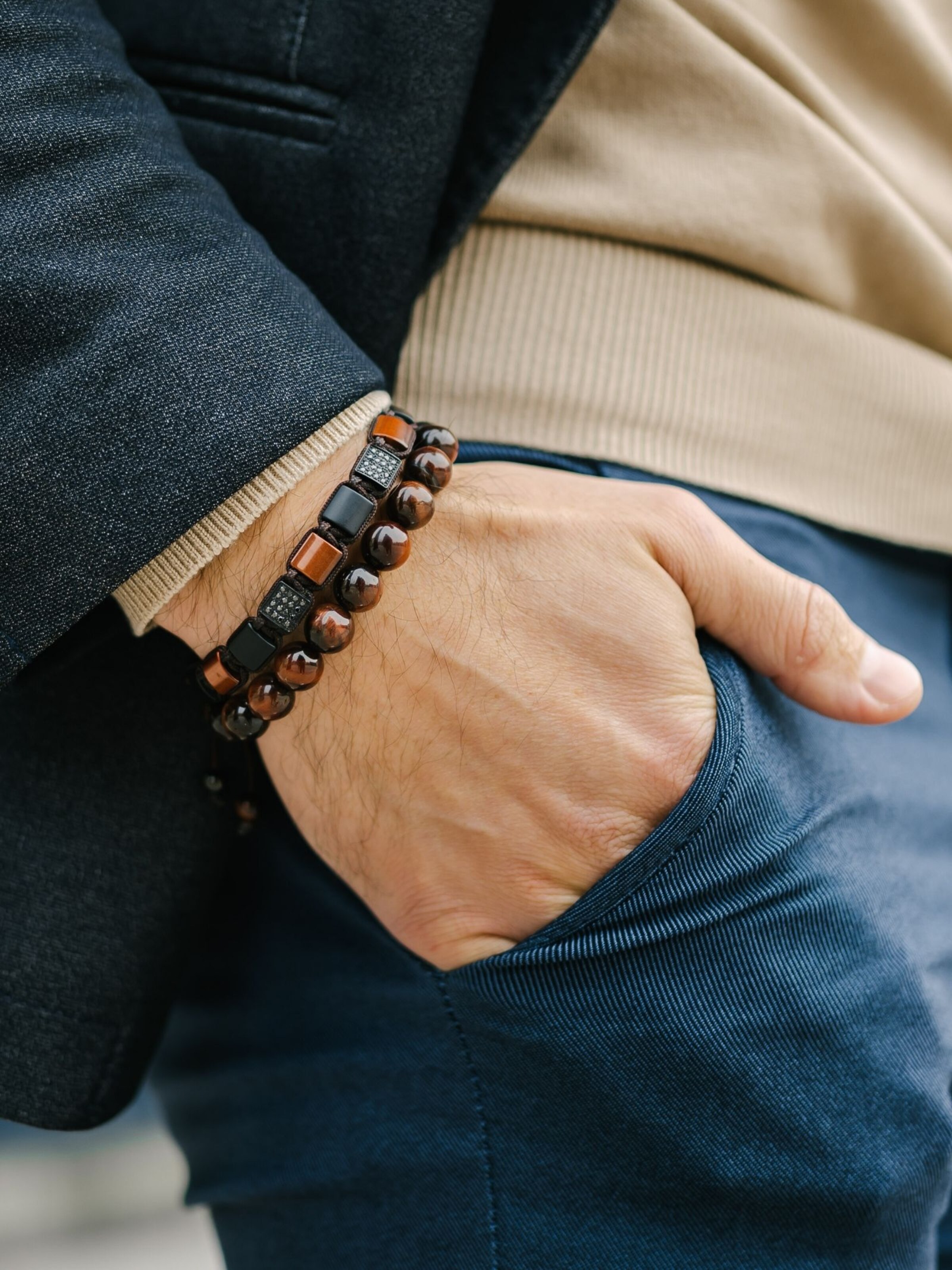 GT Collection Armband 'Single-Bead' in Rot