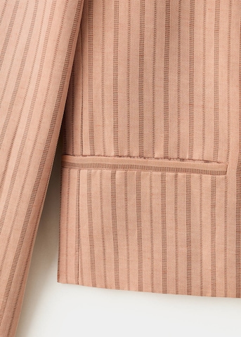 MANGO Blazer 'Strappy' in Pink