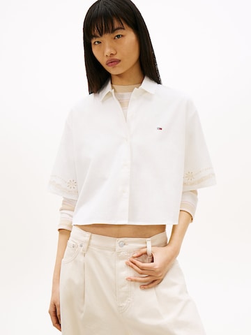 Tommy Jeans Blouse in White: front
