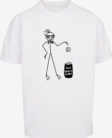 T-Shirt 'Last Year' Merchcode en blanc : devant