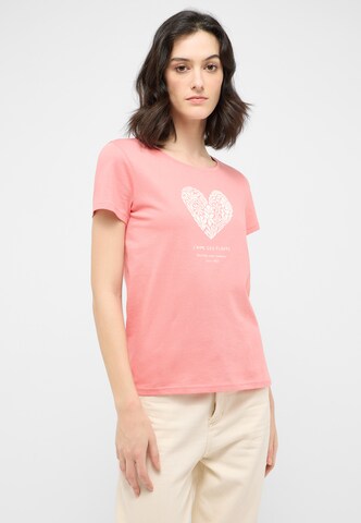 MUSTANG T-Shirt 'Alma' in Pink: Vorderseite
