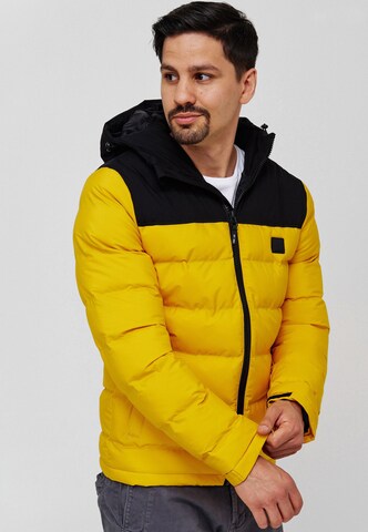 INDICODE JEANS Between-Season Jacket 'Eberhardy' in Yellow