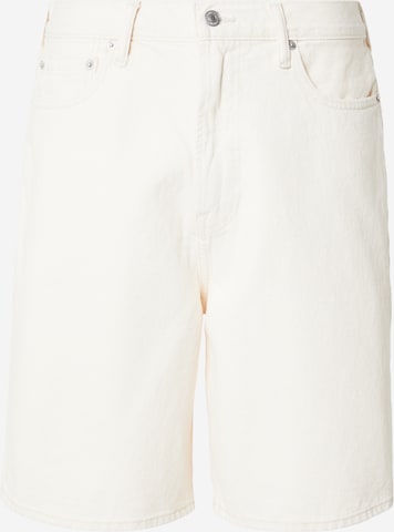 Abercrombie & Fitch Baggy Farkut värissä valkoinen: etupuoli
