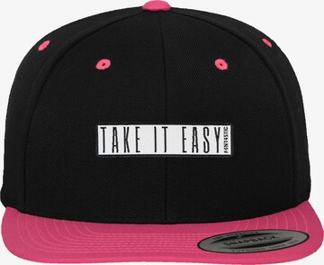 F4NT4STIC Cap 'Take It Easy' in Pink