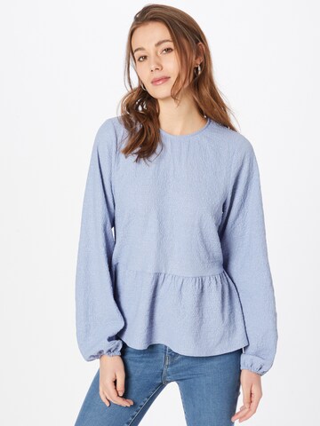 Moves Blouse 'Fionia' in Blauw: voorkant