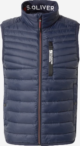 Gilet s.Oliver en bleu : devant