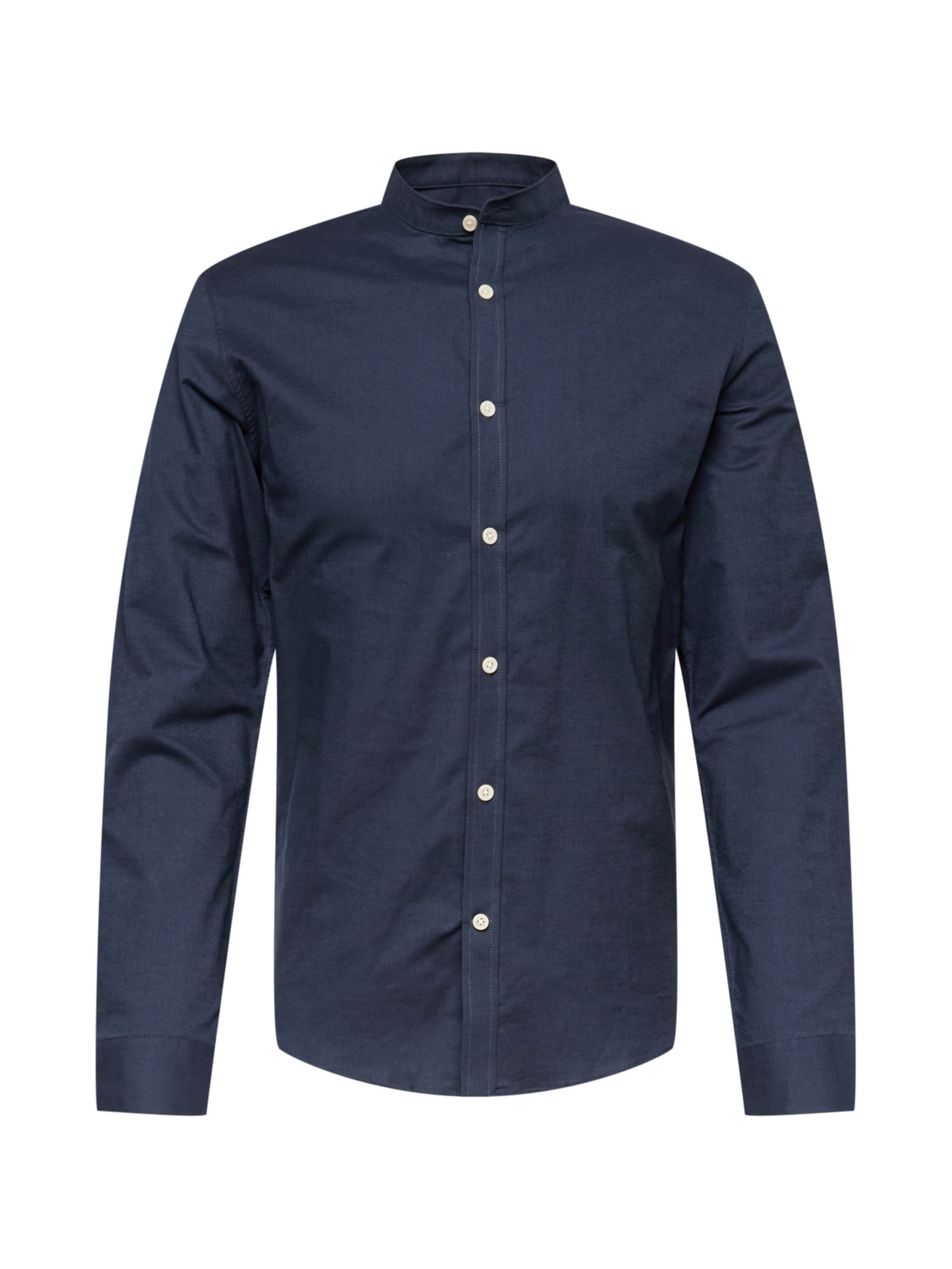Lindbergh Slim fit Button Up Shirt in Blue: front