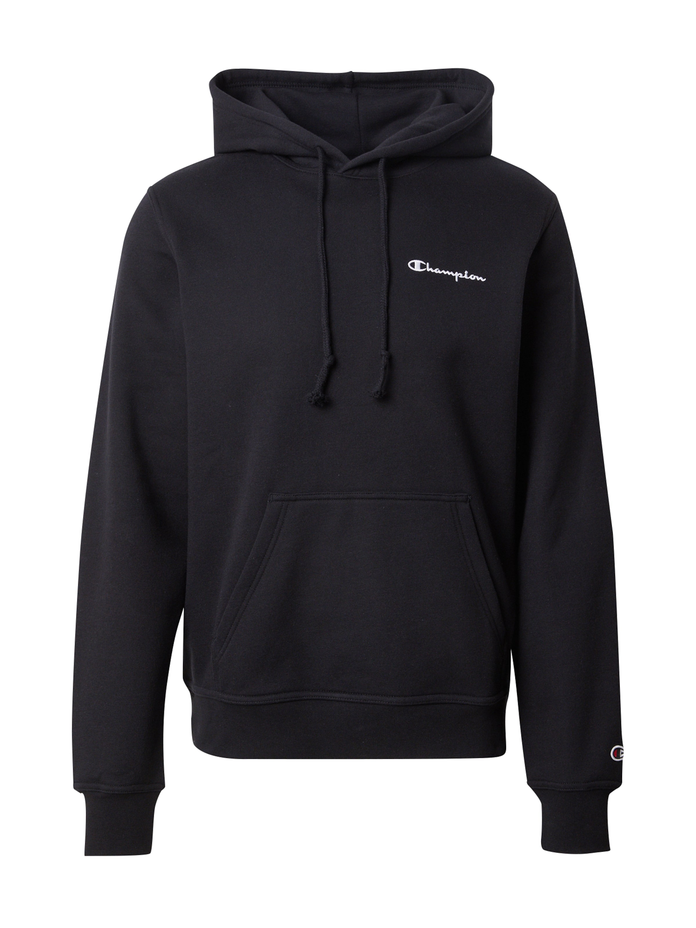 Champion Authentic Athletic Apparel Μπλούζα φούτερ σε μαύρο: μπροστά