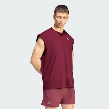 ADIDAS PERFORMANCE - Camiseta funcional en rojo: frente