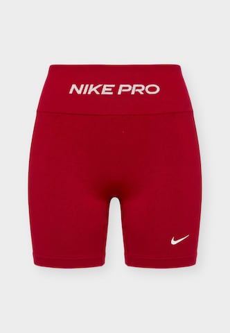 Skinny Pantaloni sport 'Nike Pro' de la NIKE pe roșu: față
