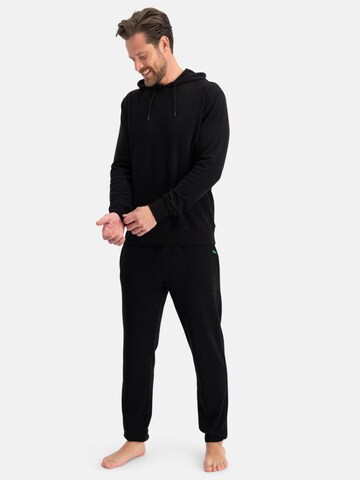 Bamboo basics Sweatshirt 'Lounge hoodie Boas' in Zwart