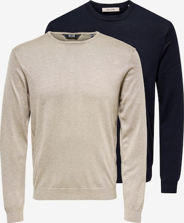Only & Sons Trui 'Wyler' in Beige: voorkant