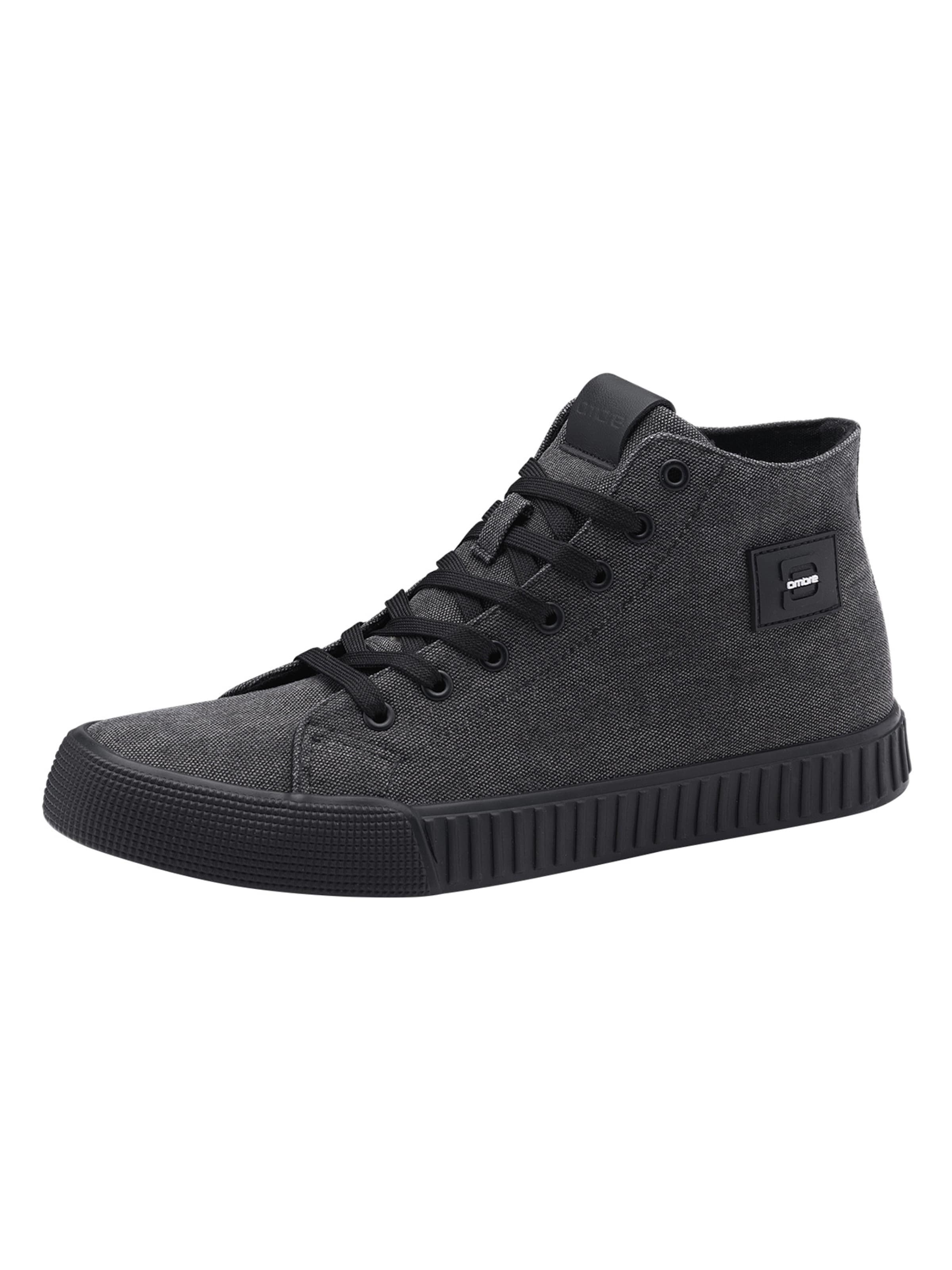 Ombre High-Top Sneakers in Black, Item view