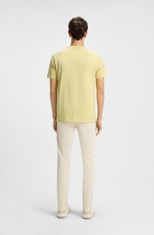 BOSS T-Shirt 'Tegood' in Gelb