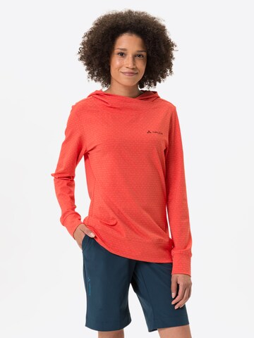 VAUDE Athletic Sweatshirt in Red: front
