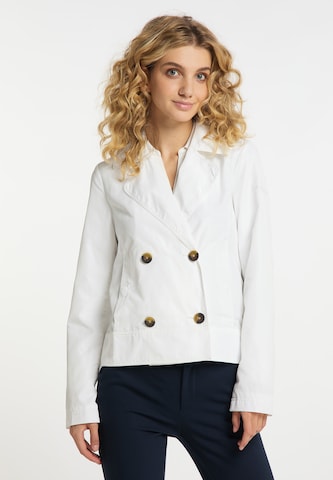 DreiMaster Klassik Between-Season Jacket in White: front