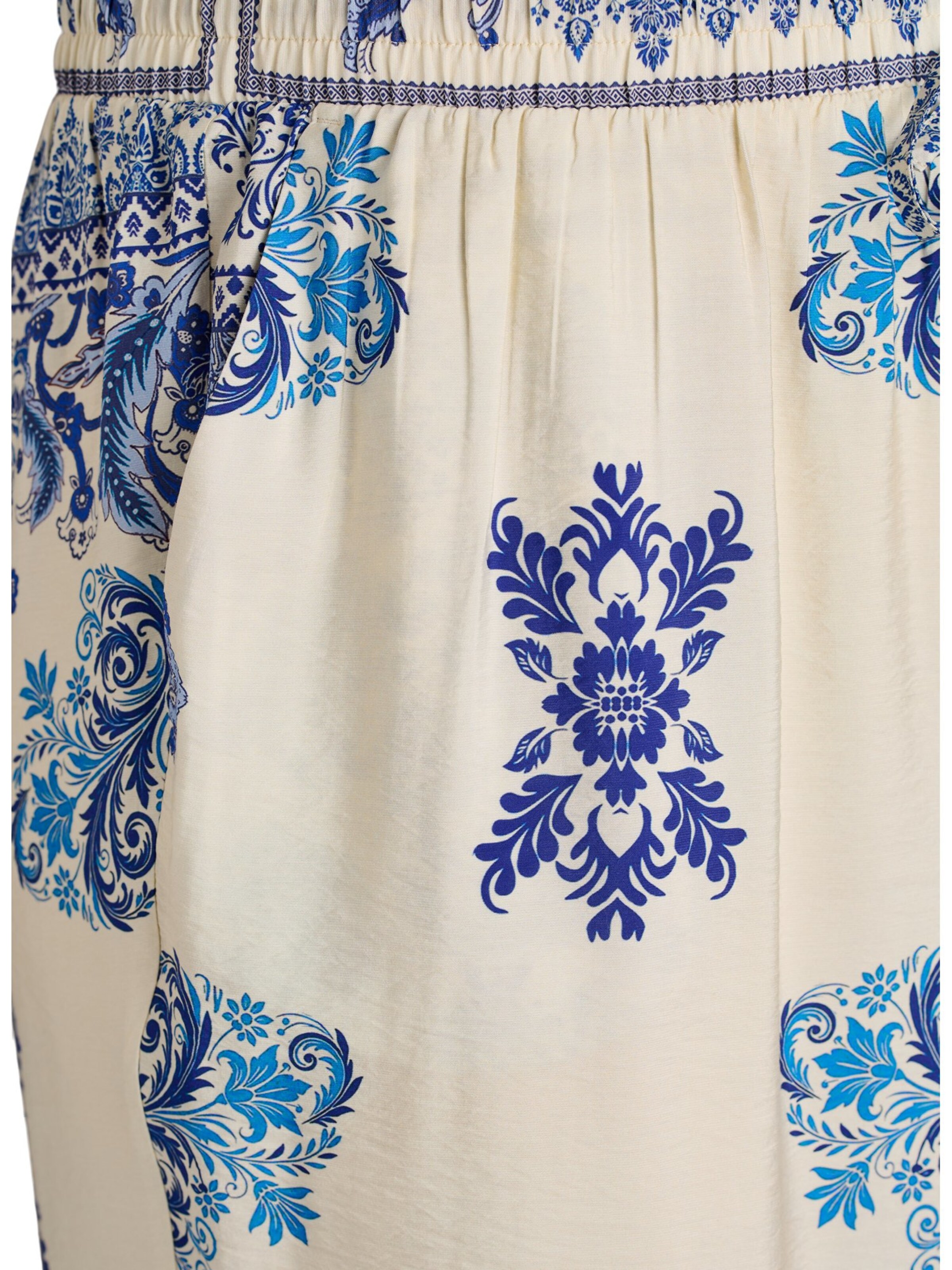 Zizzi Voľný strih Nohavice 'Mestea' - Modrá