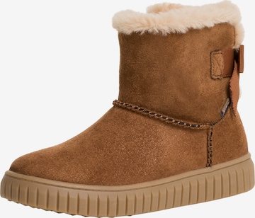 s.Oliver Snow Boots in Brown: front