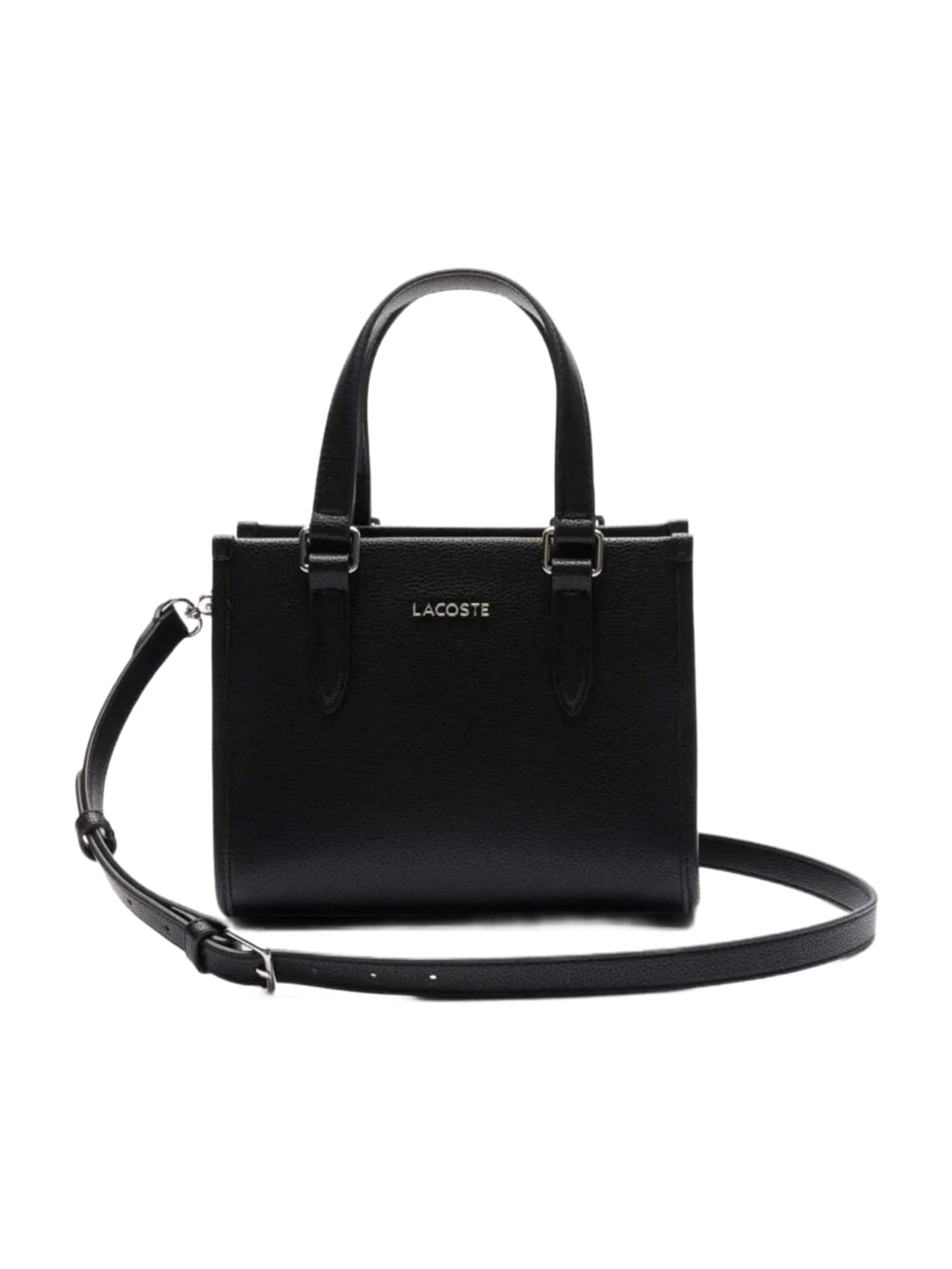 Sac à bandoulière 'Elegance' LACOSTE en noir : devant