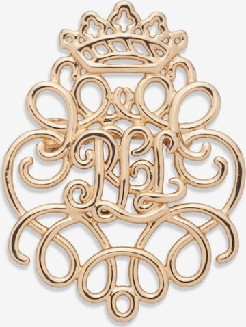 Broche Lauren Ralph Lauren en or : devant