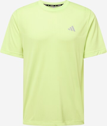 T-Shirt fonctionnel 'Ultimate Engineered ' ADIDAS PERFORMANCE en jaune : devant