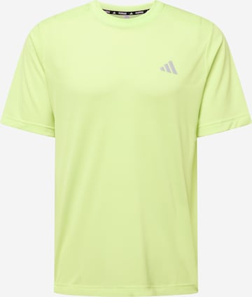 T-Shirt fonctionnel 'Ultimate Engineered ' ADIDAS PERFORMANCE en jaune : devant